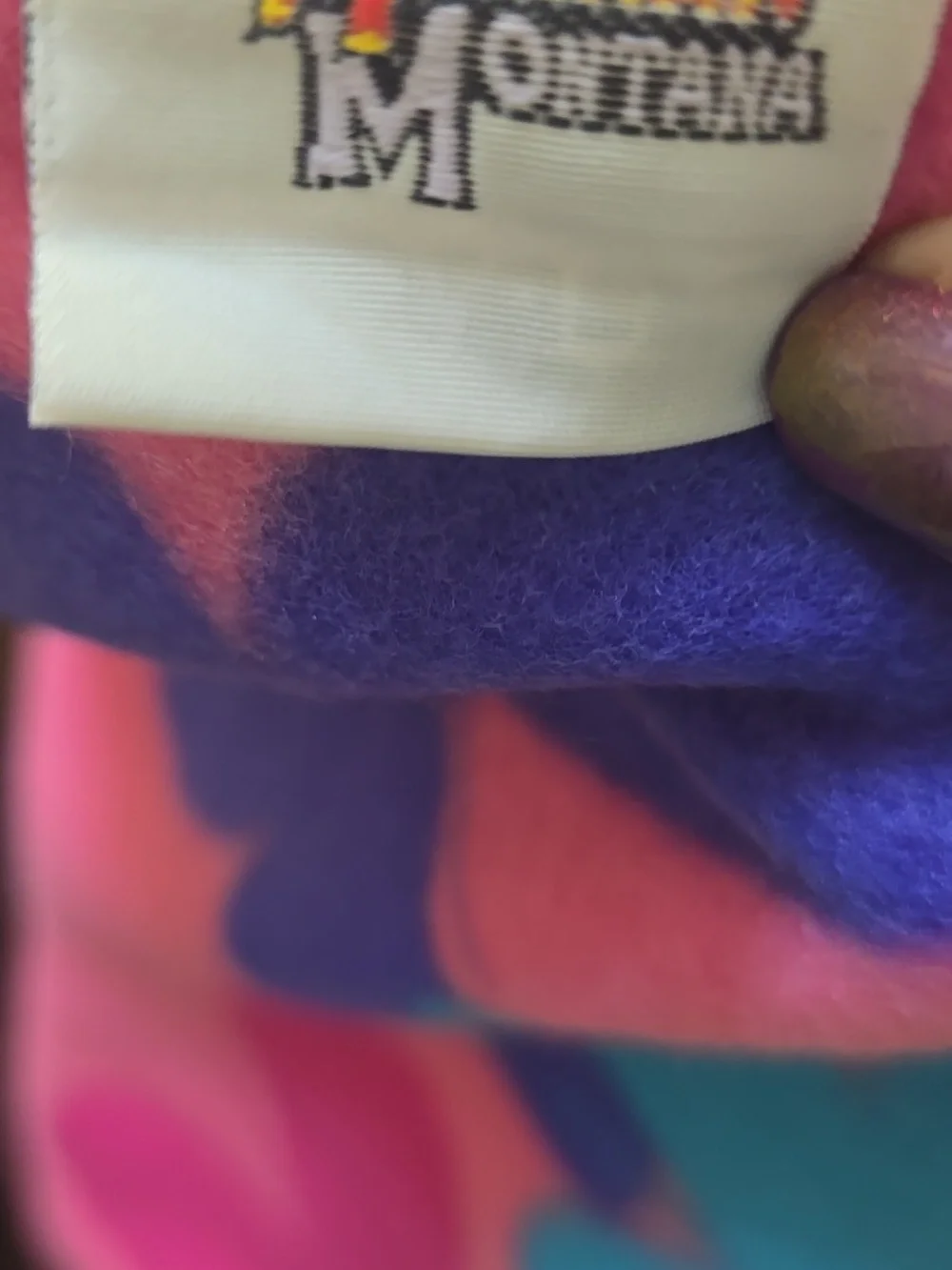 Vintage Rare Hannah Montana Disney Pink, Blue‎ Purple Butterfly Throw Tote